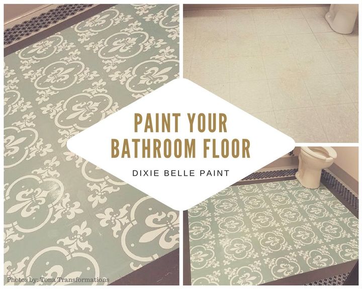 painting on linoleum floors with dixie belle paint