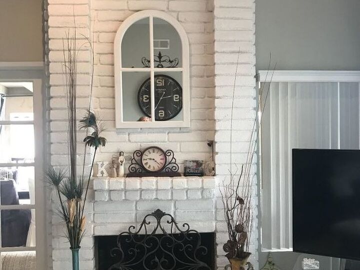 q how to updo fireplace