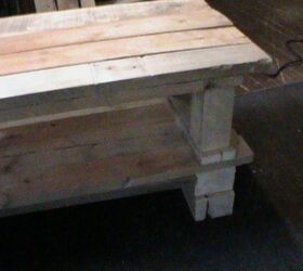 coffee work table with wheels made from wood pallets