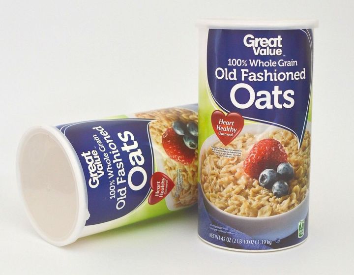 how to repurpose oats container