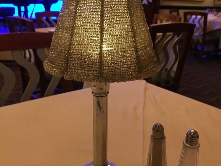 q i want to make centerpieces with dolphin motif that goes above lamps