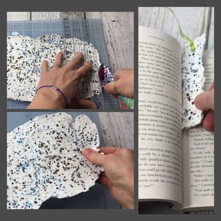 seed paper making a valentines day gift