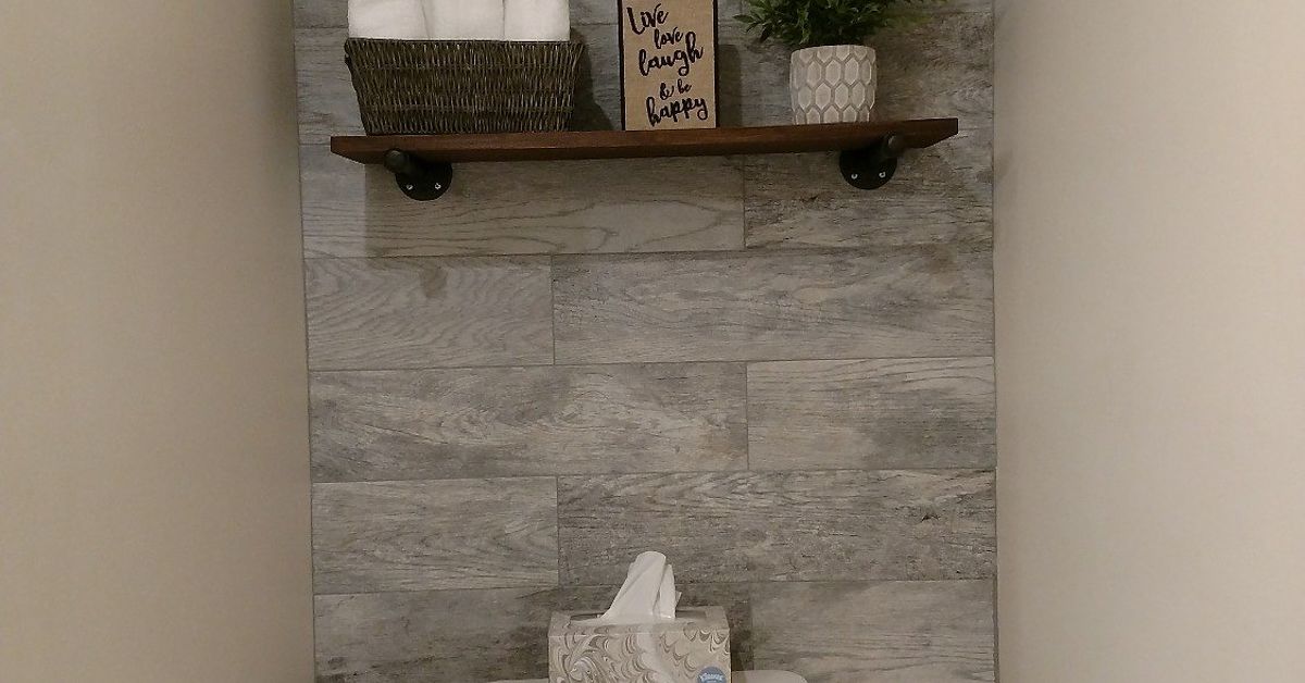 Guest Bathroom With Toilet Closet Makeover | Hometalk