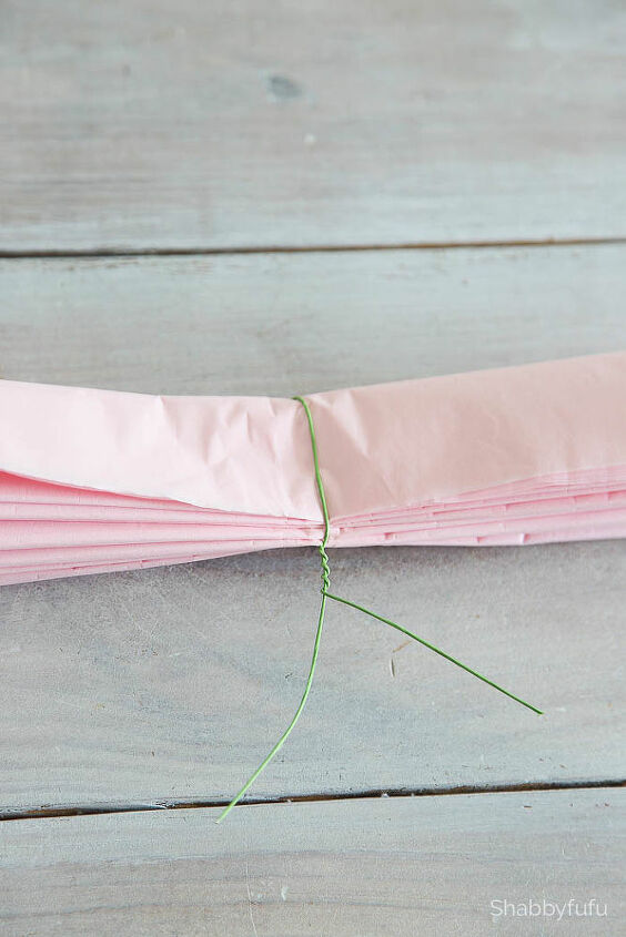 tutorial de pom pom de papel de seda