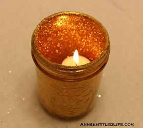 s 25 ways to use those pickle jars you ve been saving, A holiday candle glitter jar