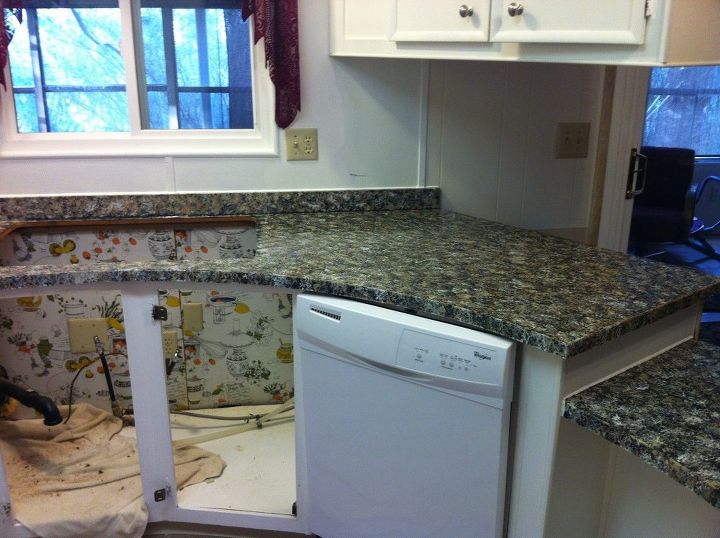 My Home Craft Diy Paint Your Ugly Counter Top To Look Like