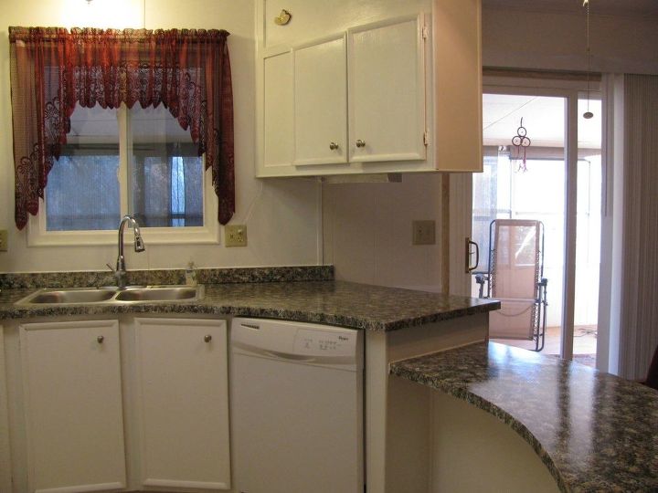 diy paint your ugly counter top to look like granite for 100