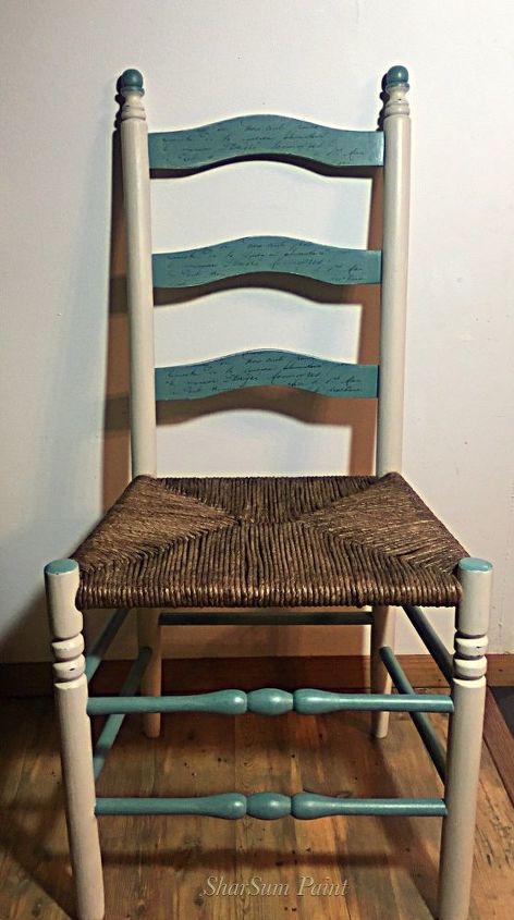 weaving a ladder back chair seat with fiberrush