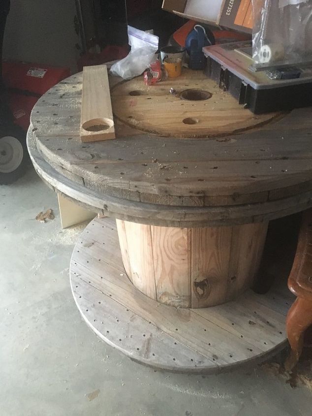 Wire Spool Clock Repurposed Wire Spool Clock | Hometalk