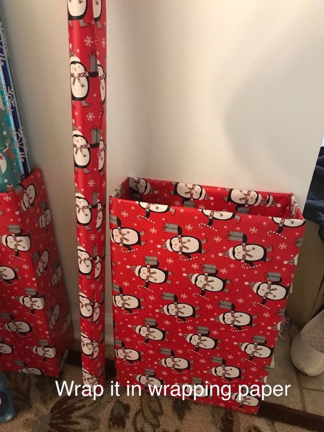 paper box wrapping paper roll organizers