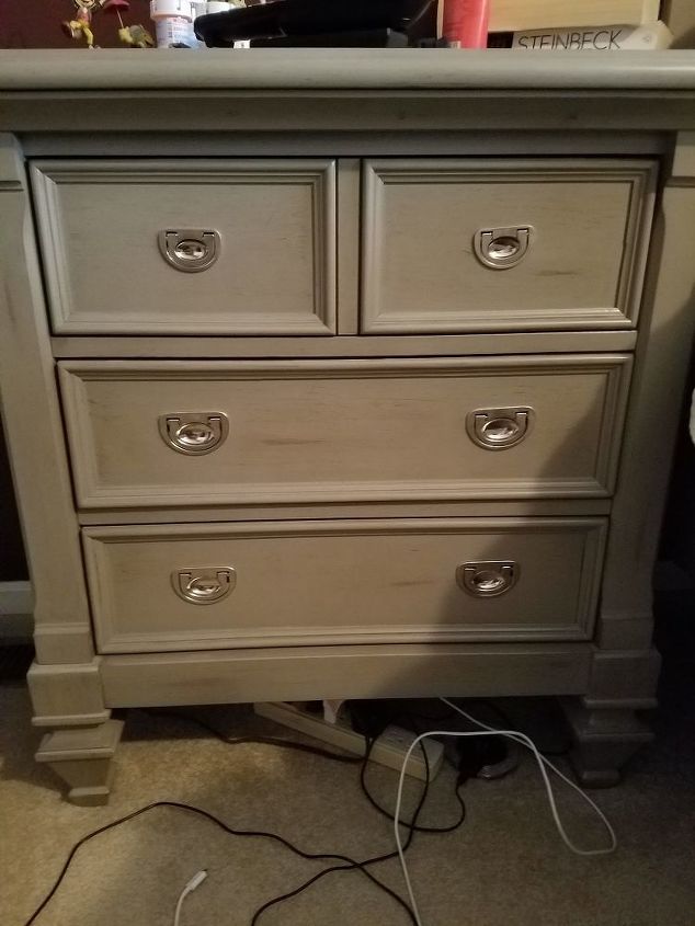 painted nightstand no sanding