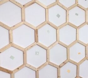 hexagon wall treatment