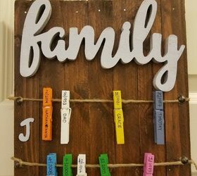 family celebration board