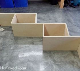 one sheet of plywood floating shelf