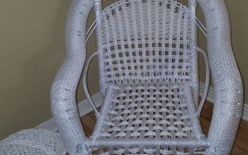 New Life to Inexpensive Wicker Chair Part 2