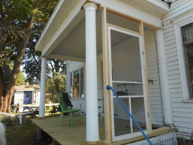 major restoration of double porches