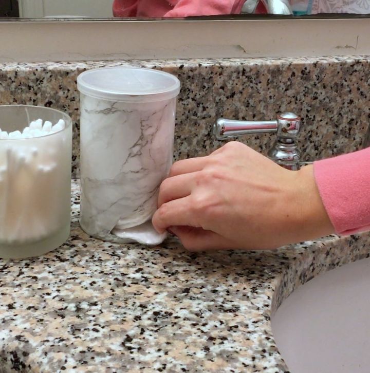 24 storage container ideas under 10, Make A Pringles Bottle Hold Bags Or Pads
