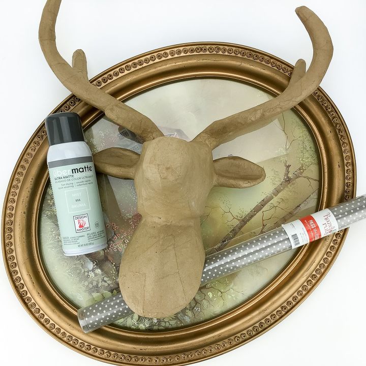 yard sale frame to fun home decor