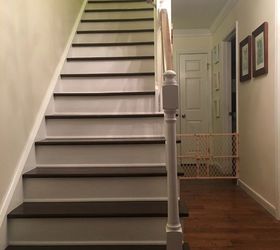 stairs from carpet to wood