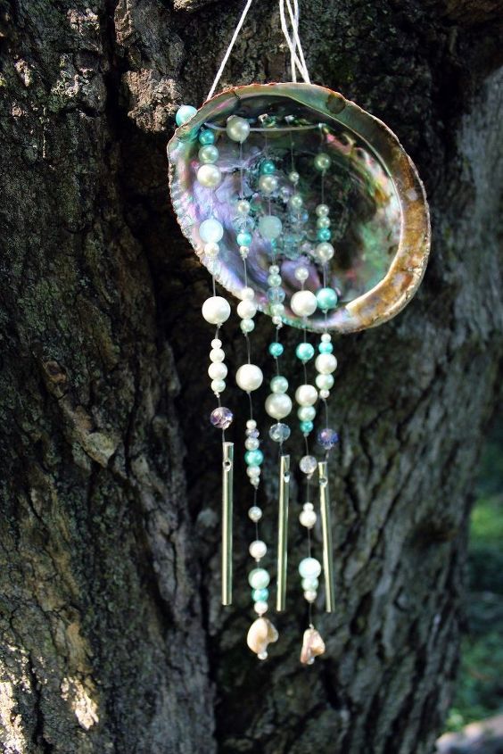 21 clever wind chimes you can make, Abalone Shell Wind Chime