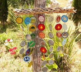 21 clever wind chimes you can make, Bottlecap Windchime
