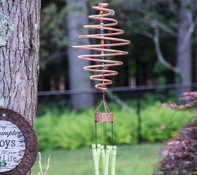 21 clever wind chimes you can make, Coiled Copper Wind Chime