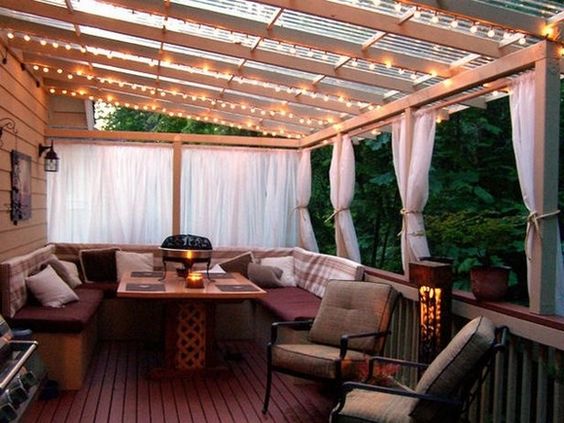 q what s the best least expensive way to create privacy for your deck