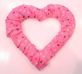 diy valentine s day scarf wreath all with dollar store items