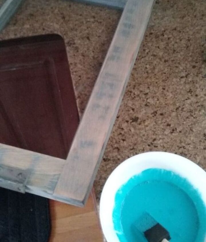 wine bottle old window wall art