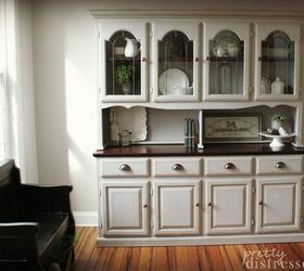 hutch makeover with chalk paint