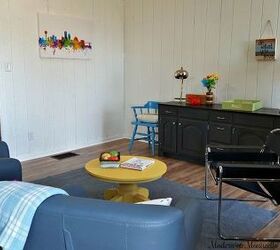 white walls transforms the look of our family room