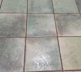 how to paint ceramic floor tiles