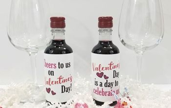  Mini rótulos de garrafas de vinho de dia dos namorados imprimíveis