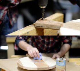 how i made a pizza serving board
