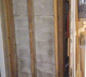 how do i make a storage unit with shelves between wall studs