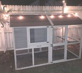 q how can we make our chicken coop look vintage