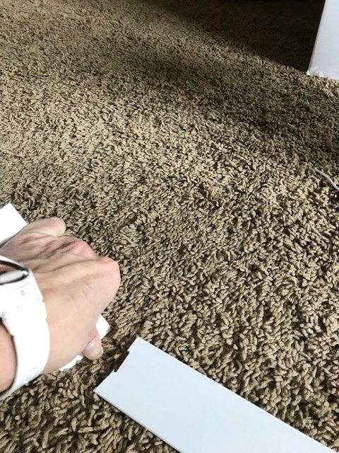 horizontal blinds to headboard in one day