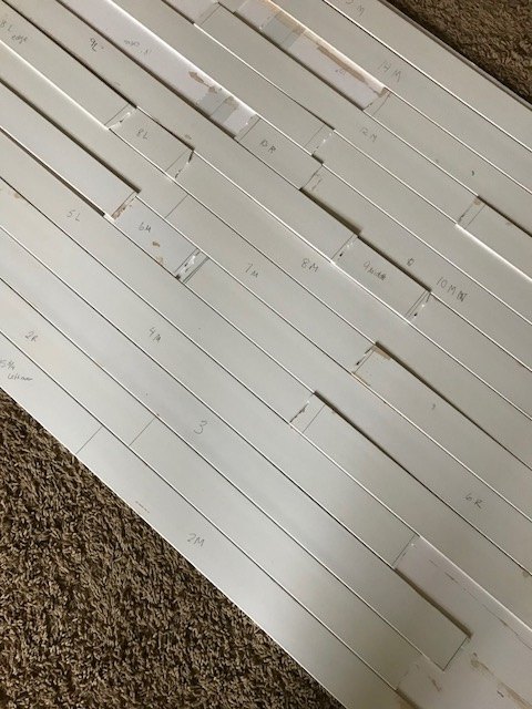 horizontal blinds to headboard in one day