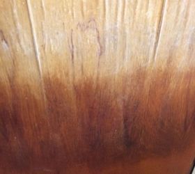 How can I repair a wooden exterior door that the veneer is 