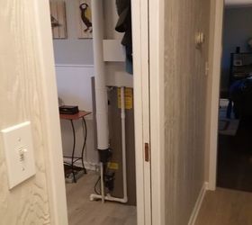 how can we disguise our furnace in laundry room without blocking vent