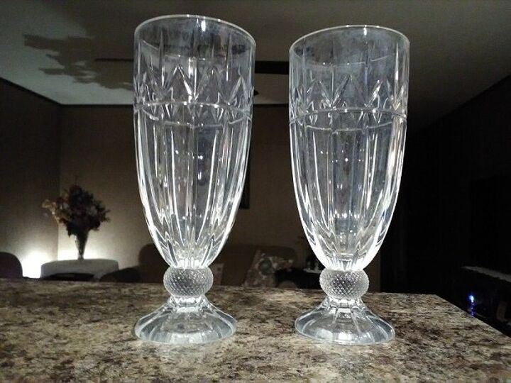 q how can i get my cloudy drinking glasses crystal clear again