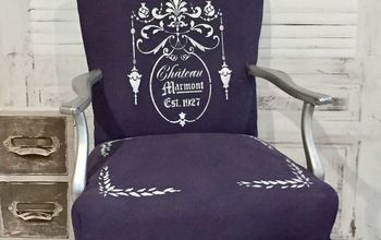 Painted and Stenciled Chair