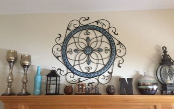 Metal Wall Art/Hanging Gets an Easy Dollar Store Fix!