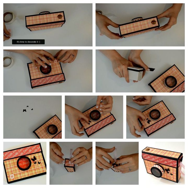 How to Make a DIY Camera Box Photo Album - Paper Craft | Hometalk