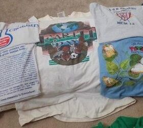 recycled t shirt pillows