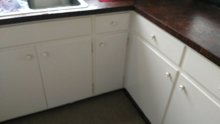 q how can i change my 1960 kitchen cabinet doors which are flat to moder