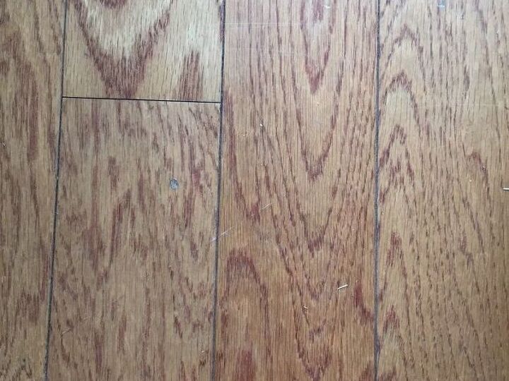q how can i clean my wood floors they only have a thin layer of wood