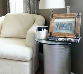 trash to treasure turn an ashtray in to a side table