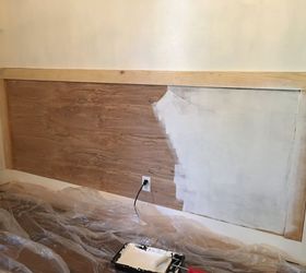 wainscot wall with a picture ledge