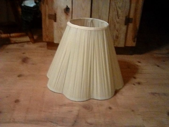 old lamp given farmhouse style